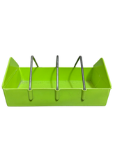 8 Inch Heavy-Duty Plastic Feed Tray with Wire Dividers