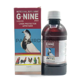 G NINE Liquid – Advanced Liver Tonic & Appetizer for Birds