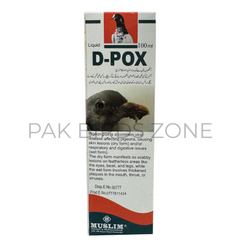 D-POX Liquid (100ml) – Dual-Action Treatment for Wet & Dry Pigeon Pox