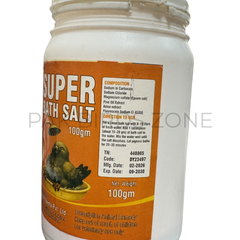 SUPER BATH SALT (100gm) – Premium Avian Care for Clean Feathers & Parasite Protection