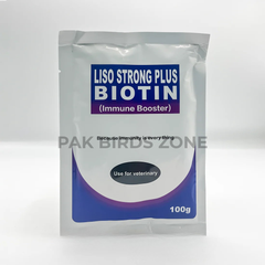 Liso Strong Plus Biotin – Advanced Immune Booster for Birds