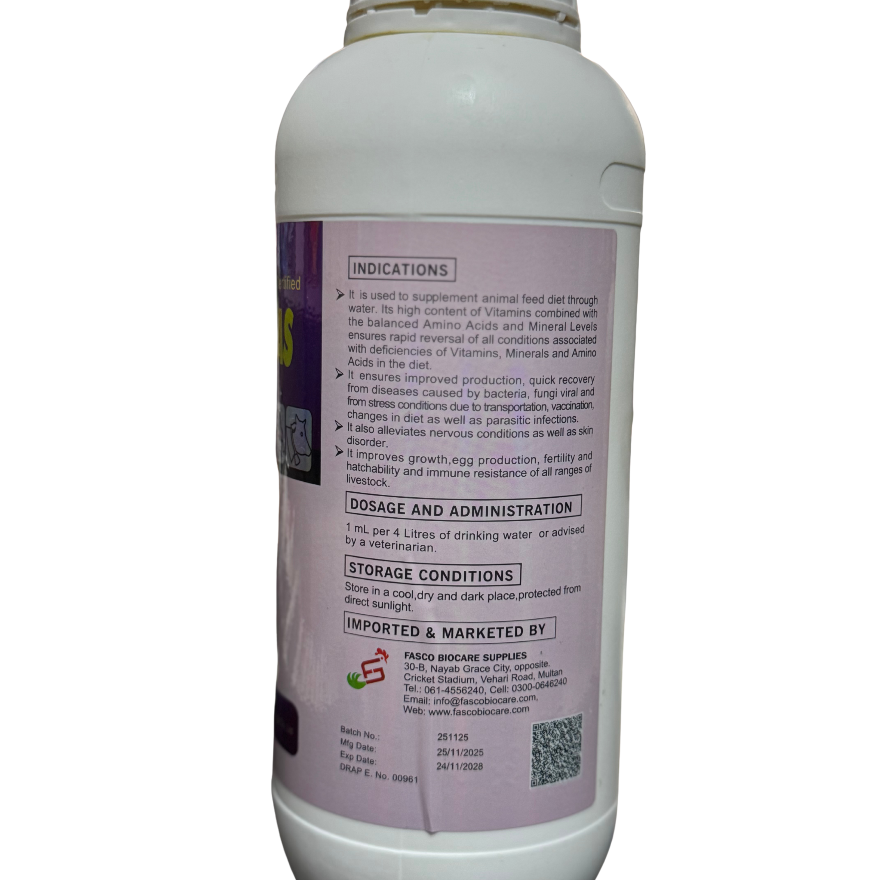 SUPER VITAFAS (Essential Multivitamins) Oral Solution (1000ML)