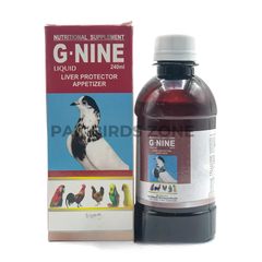 G NINE Liquid – Advanced Liver Tonic & Appetizer for Birds