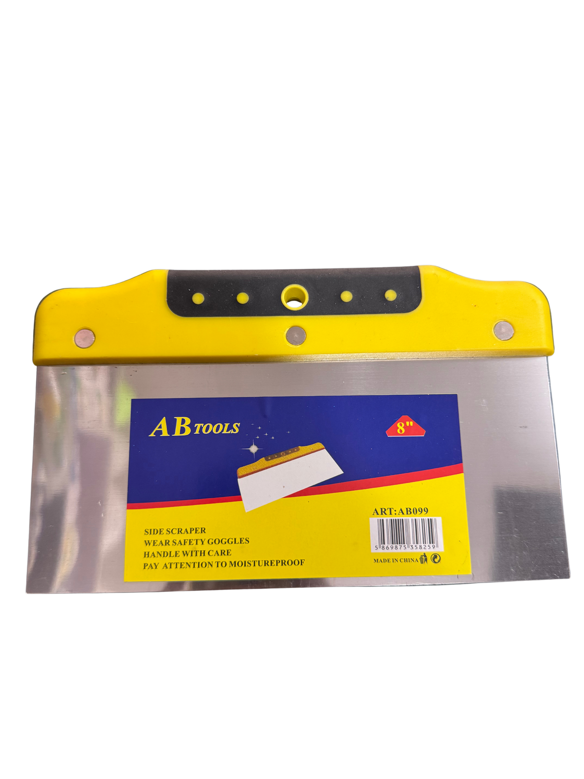 8 Inch Heavy-Duty Stainless Steel Loft Scraper & Taping Knife