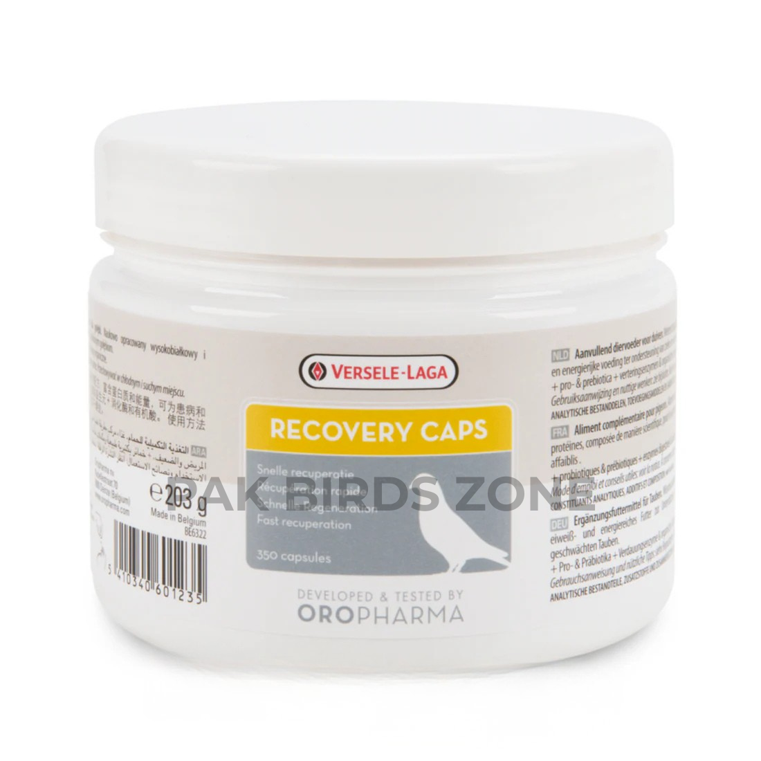 Recovery Caps – Protein & Energy Supplement for Pigeons