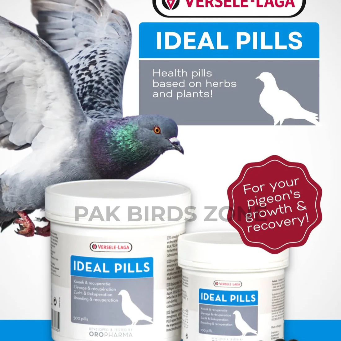 Ideal Pills – Growth & Health Supplement for Pigeons
