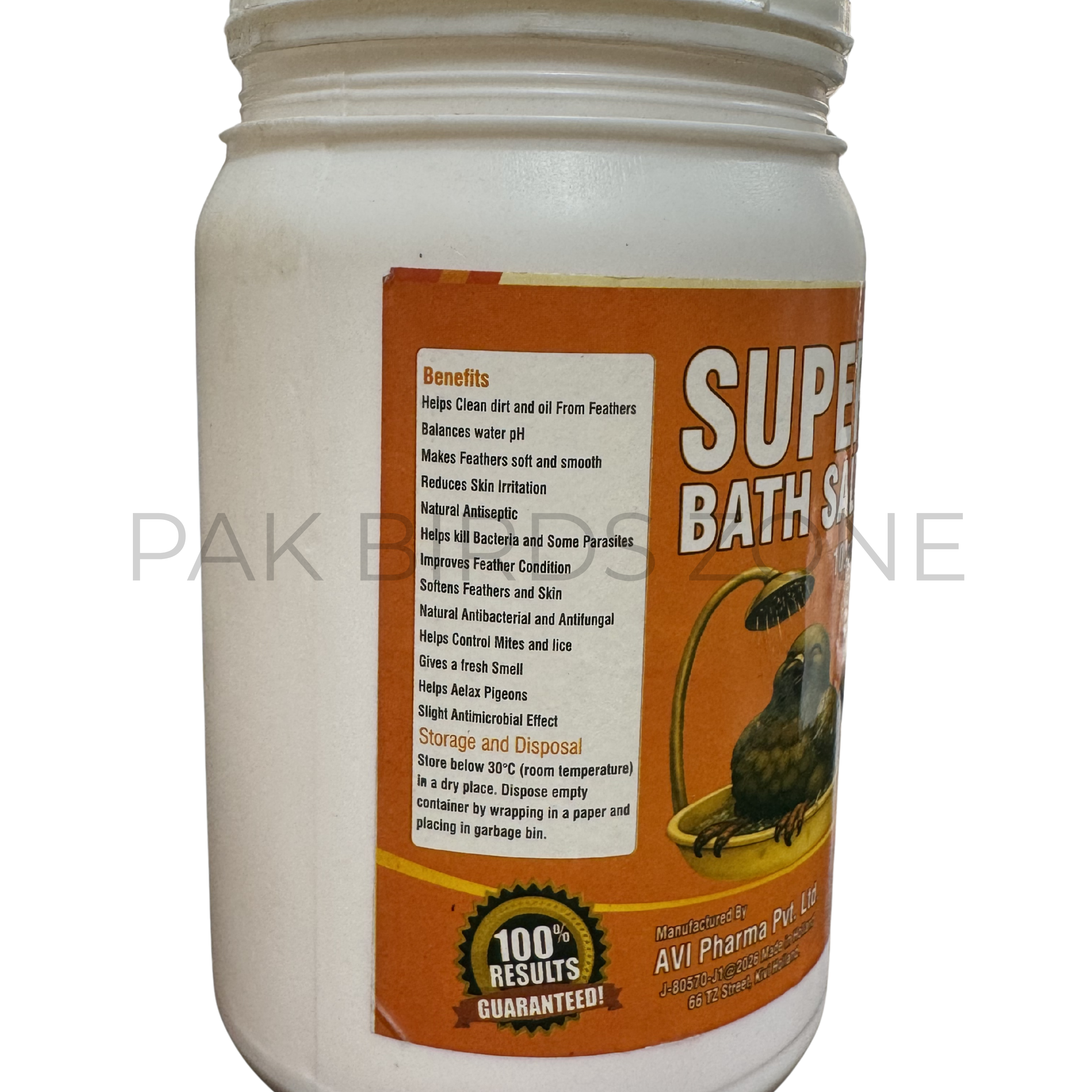 SUPER BATH SALT (100gm) – Premium Avian Care for Clean Feathers & Parasite Protection