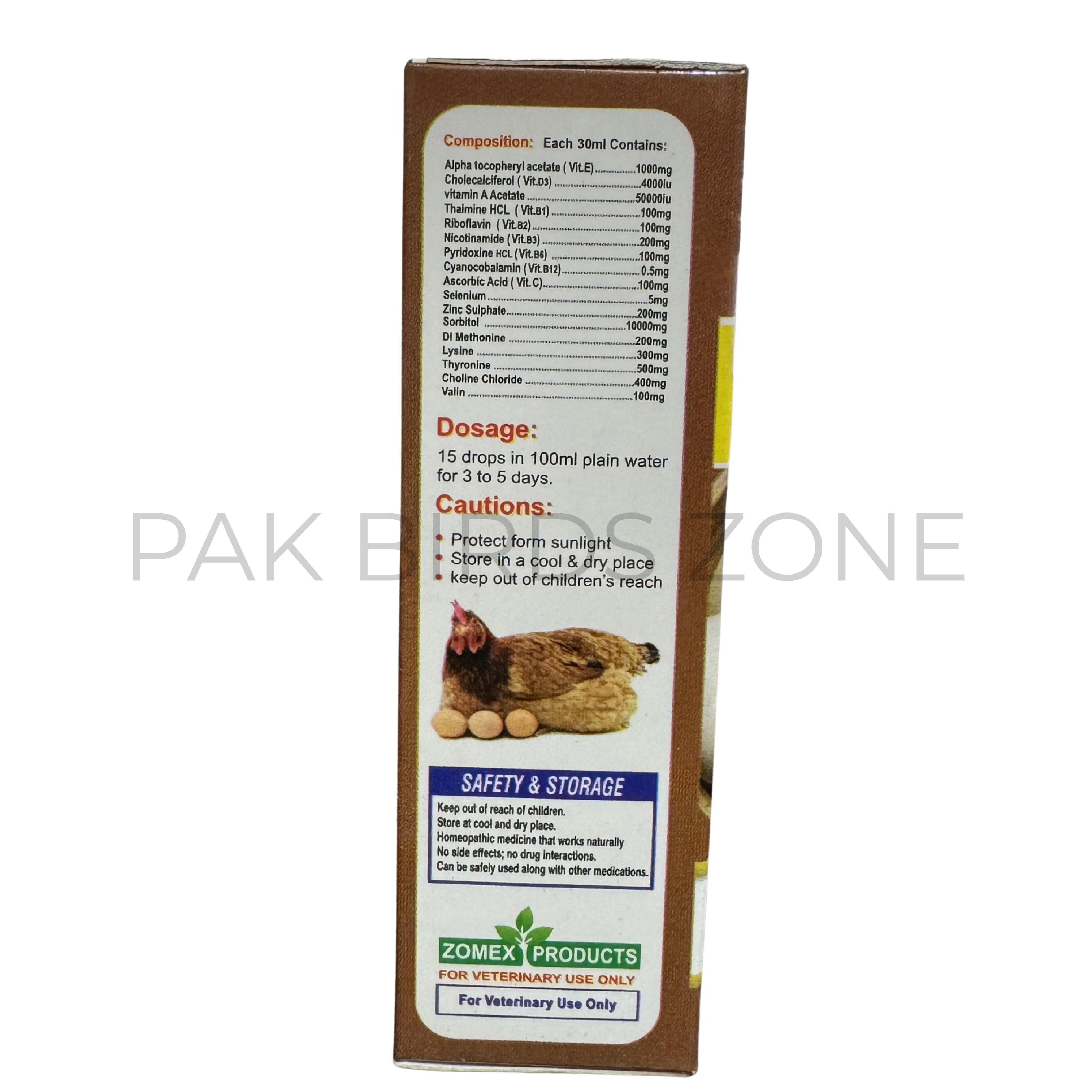 MOR EGG Liquid (30ml) – Premium Egg Increaser & Fertility Booster for Poultry & Birds
