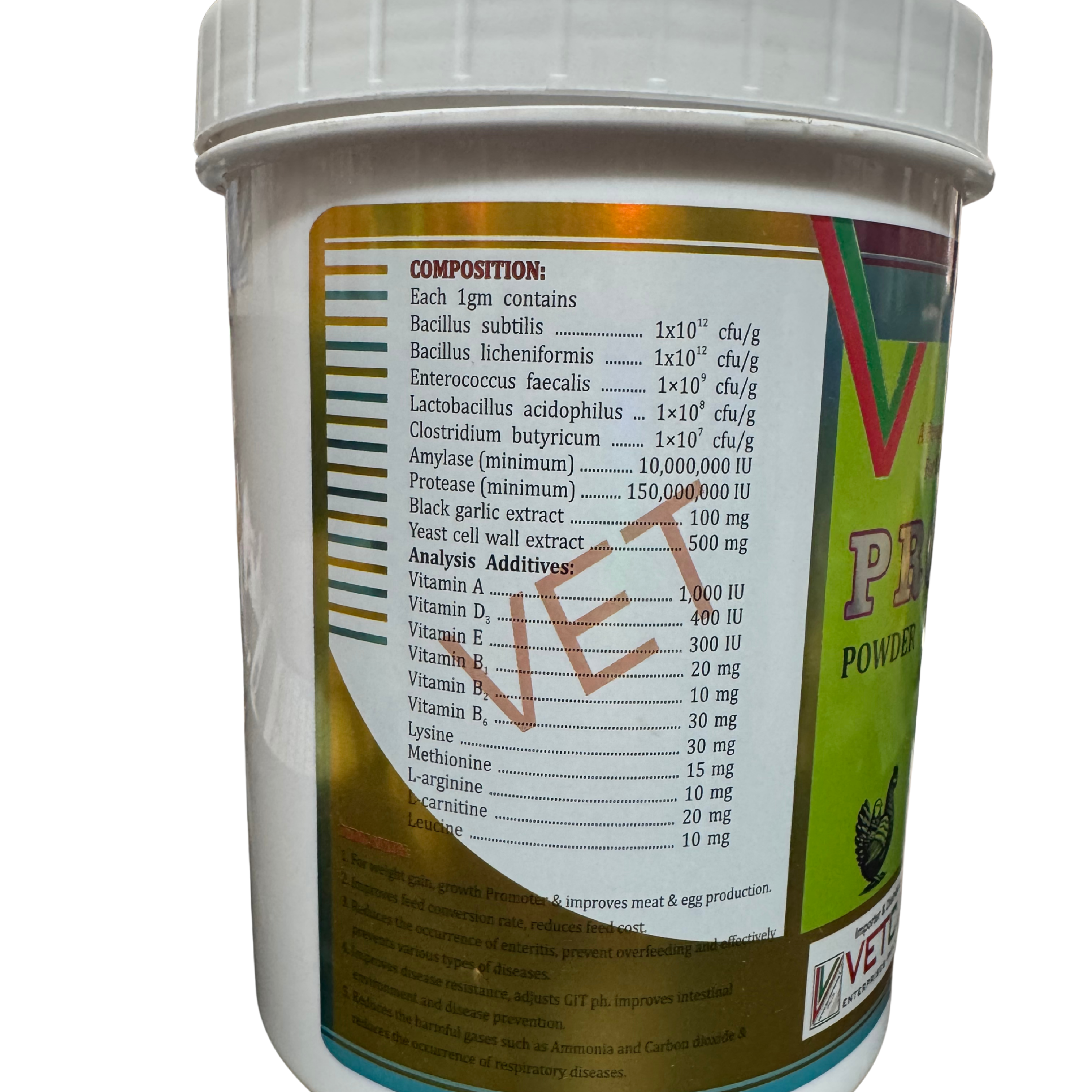 PROBAC PLUS Powder Feed Supplement (1kg Jar)