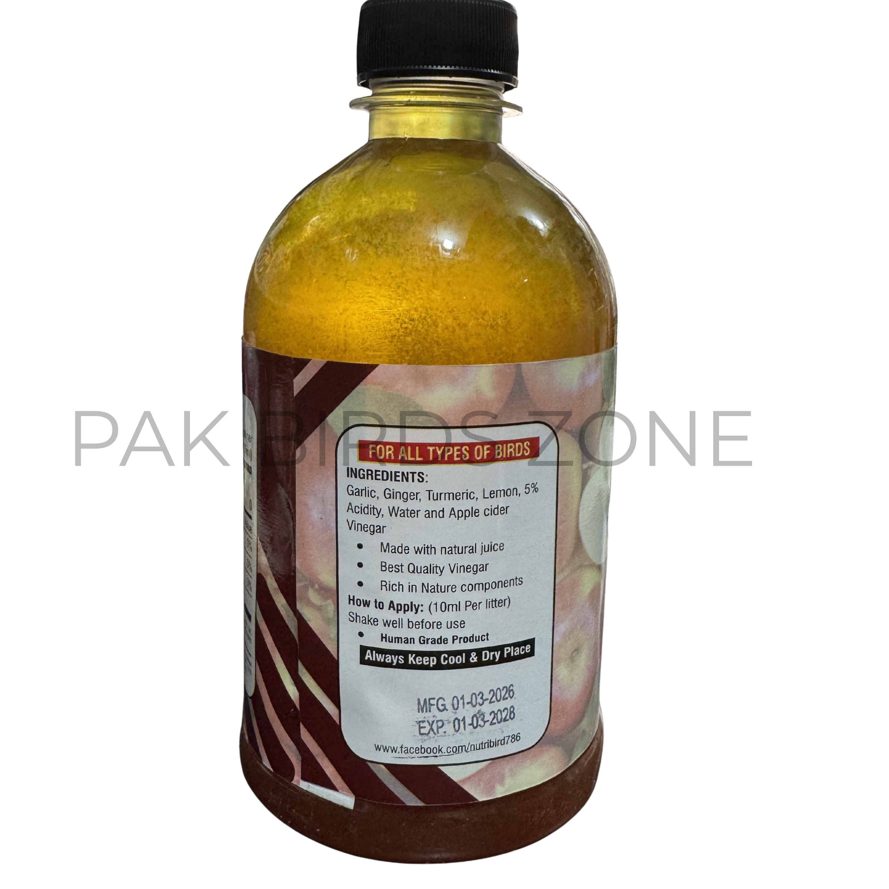 Nutri Bird Apple Cider Vinegar with Vegetable (500ml) –