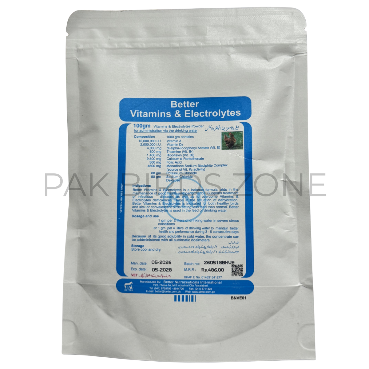 Better Vitamins & Electrolytes (100gm)